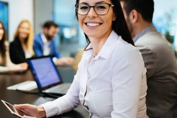 female employee workplace